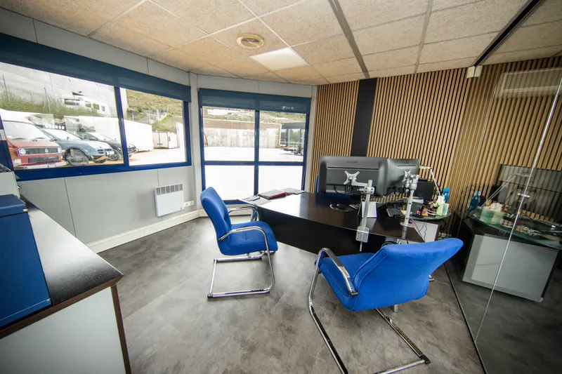 Interior de las oficinas